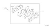 Diagram for 2008 Nissan Maxima Instrument Cluster - 24800-ZK30B