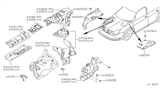 Diagram for 2008 Nissan Maxima Wheelhouse - 64839-3Z800