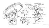 Diagram for 2007 Nissan Maxima Antenna Cable - 28243-ZK30A