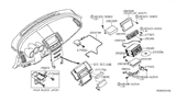 Diagram for 2007 Nissan Maxima Antenna - 25975-7Y000