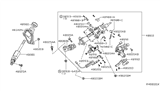 Diagram for 2010 Nissan Quest Steering Column Cover - 48980-8J010