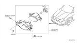 Diagram for 2006 Nissan Maxima Fog Light - 26150-ZK30A