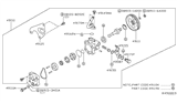 Diagram for 2008 Nissan Maxima Power Steering Pump - 49110-7Y000