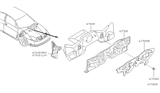 Diagram for 2004 Nissan Altima Dash Panels - 67300-8J230