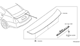 Diagram for 2004 Nissan Maxima Spoiler - 96030-7Y900