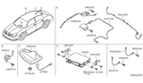 Diagram for 2004 Nissan Maxima Antenna Cable - 28243-7Y000