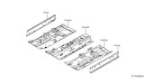 Diagram for 2011 Nissan Versa Floor Pan - G4321-EM3MA