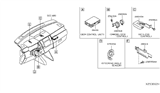 Diagram for 2010 Nissan Versa Antenna - 285E4-ED500