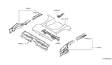 Diagram for Nissan Versa Rear Crossmember - G5650-ZW4MA