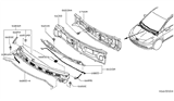 Diagram for Nissan Versa Weather Strip - 66862-EM30A