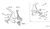 Diagram for 2009 Nissan Versa Fender - G8100-EL030