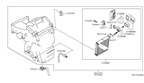 Diagram for 2012 Nissan Versa Evaporator - 27280-ZN90A