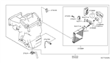 Diagram for 2011 Nissan Versa Evaporator - 27280-ZN90A