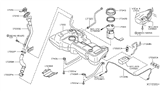 Diagram for Nissan Sentra Fuel Tank - 17202-EM31A