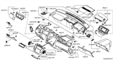 Diagram for 2011 Nissan Versa Glove Box - 68520-EM32A