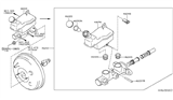 Diagram for Nissan Versa Brake Master Cylinder Reservoir - D6010-EM30B