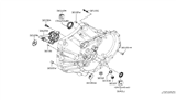 Diagram for 2008 Nissan Versa Clutch Slave Cylinder - 32150-00QAA