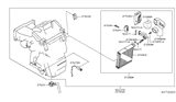 Diagram for Nissan Versa Evaporator - 27281-EL00E