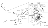 Diagram for 2011 Nissan Versa Automatic Transmission Shifter - 34901-9EG1C