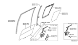 Diagram for 2012 Nissan Versa Window Regulator - 82720-EE00B