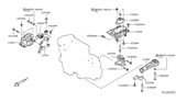 Diagram for Nissan Engine Mount Torque Strut - 11350-EL00A