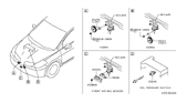 Diagram for 2012 Nissan Versa Air Bag Sensor - K8581-CD00A