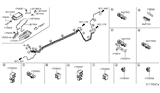 Diagram for 2008 Nissan Versa Fuel Line Clamps - 17571-EM30A