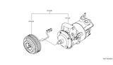 Diagram for 2010 Nissan Versa A/C Clutch - 92660-EW60A