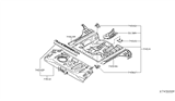 Diagram for 2010 Nissan Versa Floor Pan - 74514-EL030