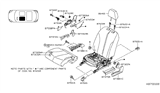 Diagram for 2007 Nissan Versa Seat Cushion - 87361-EL00A