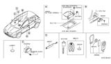 Diagram for 2010 Nissan Versa Air Bag Sensor - K8830-CN025