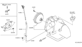 Diagram for 2009 Nissan Versa Transmission Assembly - 31020-1XC6B