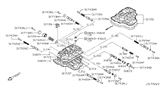 Diagram for 2008 Nissan Versa Automatic Transmission Filter - 31726-3AX0A