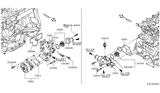 Diagram for 2012 Nissan Versa Thermostat Housing - 11060-ET00D