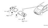 Diagram for 2010 Nissan Versa Sun Visor - 96401-EM11A