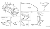 Diagram for Nissan Versa Antenna Cable - 28241-EL000