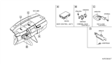 Diagram for Nissan Versa Body Control Module - 284B1-EL02A