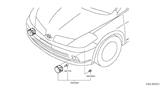 Diagram for 2010 Nissan Versa Fog Light - 26150-8992B