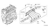 Diagram for 2008 Nissan Versa Intake Manifold - 14001-EL00A