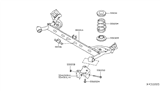 Diagram for 2009 Nissan Versa Coil Springs - 55020-EM00A