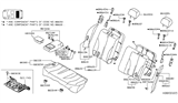 Diagram for Nissan Versa Armrest - 88700-EM51A