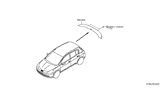 Diagram for 2012 Nissan Versa Spoiler - 96030-EM30A