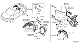 Diagram for Nissan Maxima Fuel Door Hinge - 78836-60U10