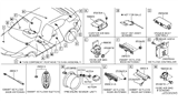 Diagram for 2011 Nissan Murano Transmitter - 285E3-9N07A