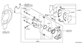 Diagram for 2012 Nissan Murano Brake Backing Plate - 41161-1AV0A