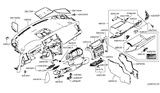 Diagram for Nissan Murano Glove Box - 68500-1GR1A