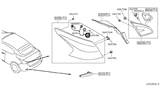 Diagram for Nissan Murano Tail Light - 26550-1GR0A