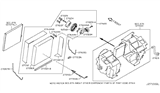 Diagram for 2014 Nissan Murano Evaporator - 27280-JN30B