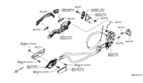 Diagram for 2011 Nissan Murano Door Lock Actuator - 80501-1GR1A