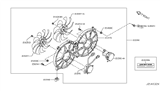 Diagram for Nissan Murano Fan Blade - 21486-1BH0B